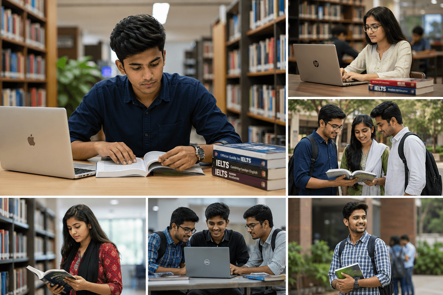 Score reports collage